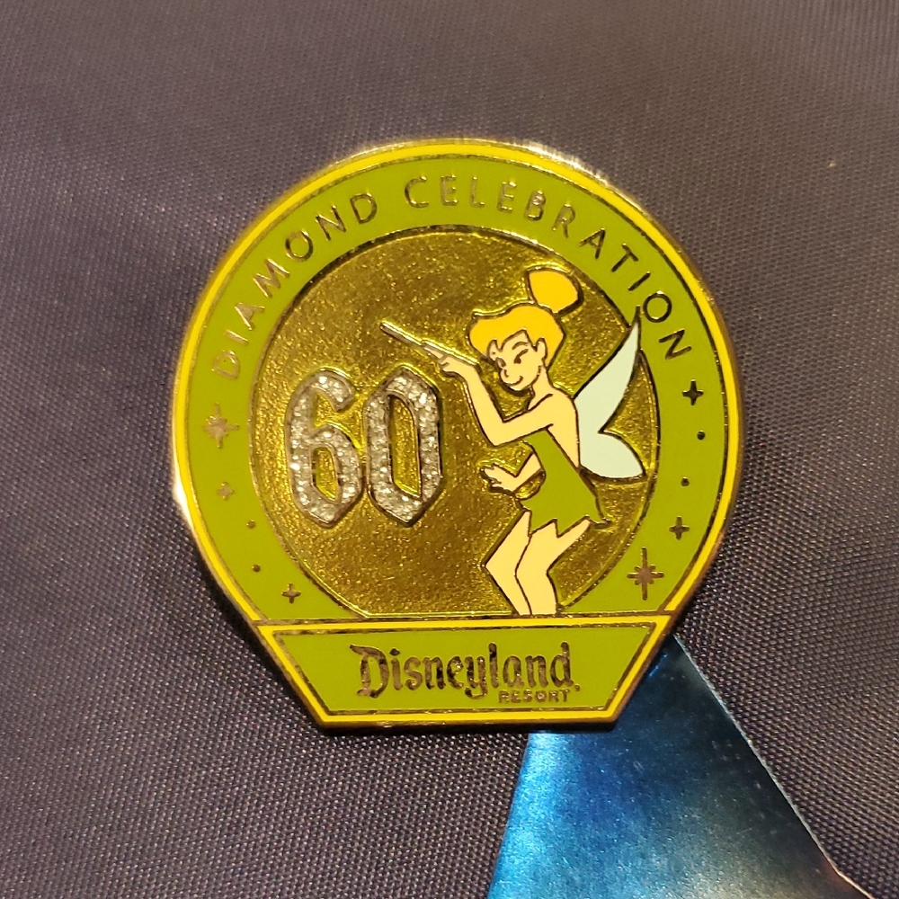 Disney Gold and Blue Collectible Pin